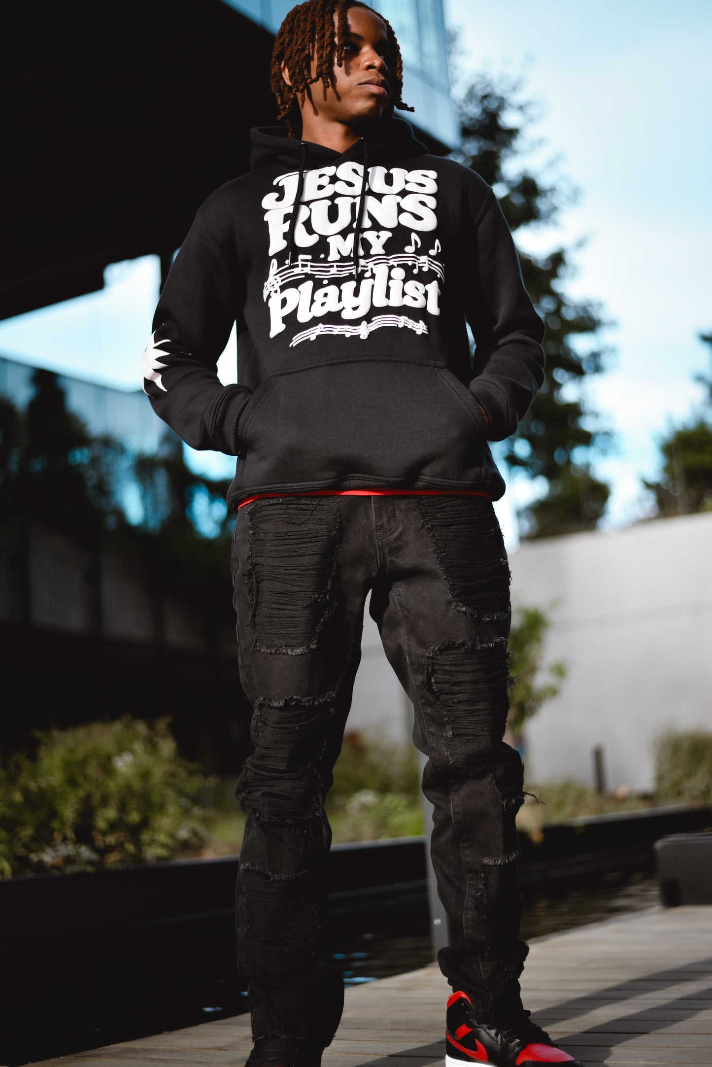 Jesus Runs My Playlist Hoodie