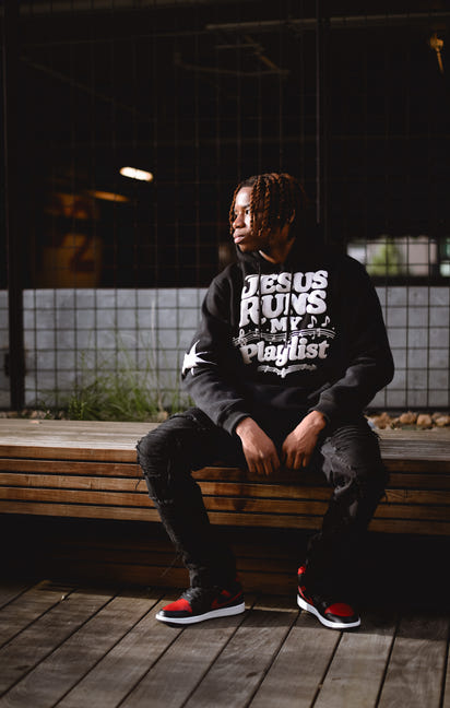 Jesus Runs My Playlist Hoodie