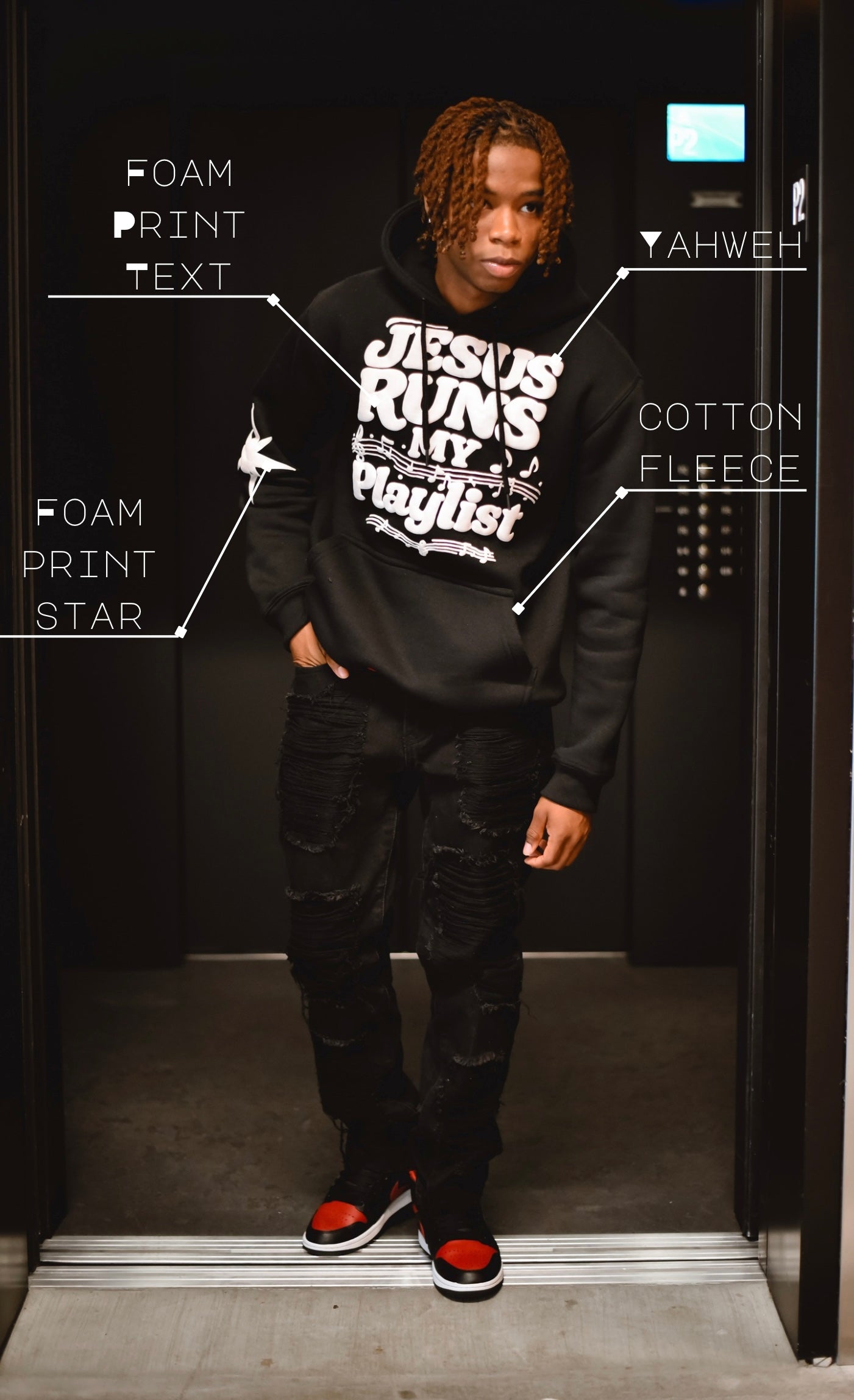 Jesus Runs My Playlist Hoodie